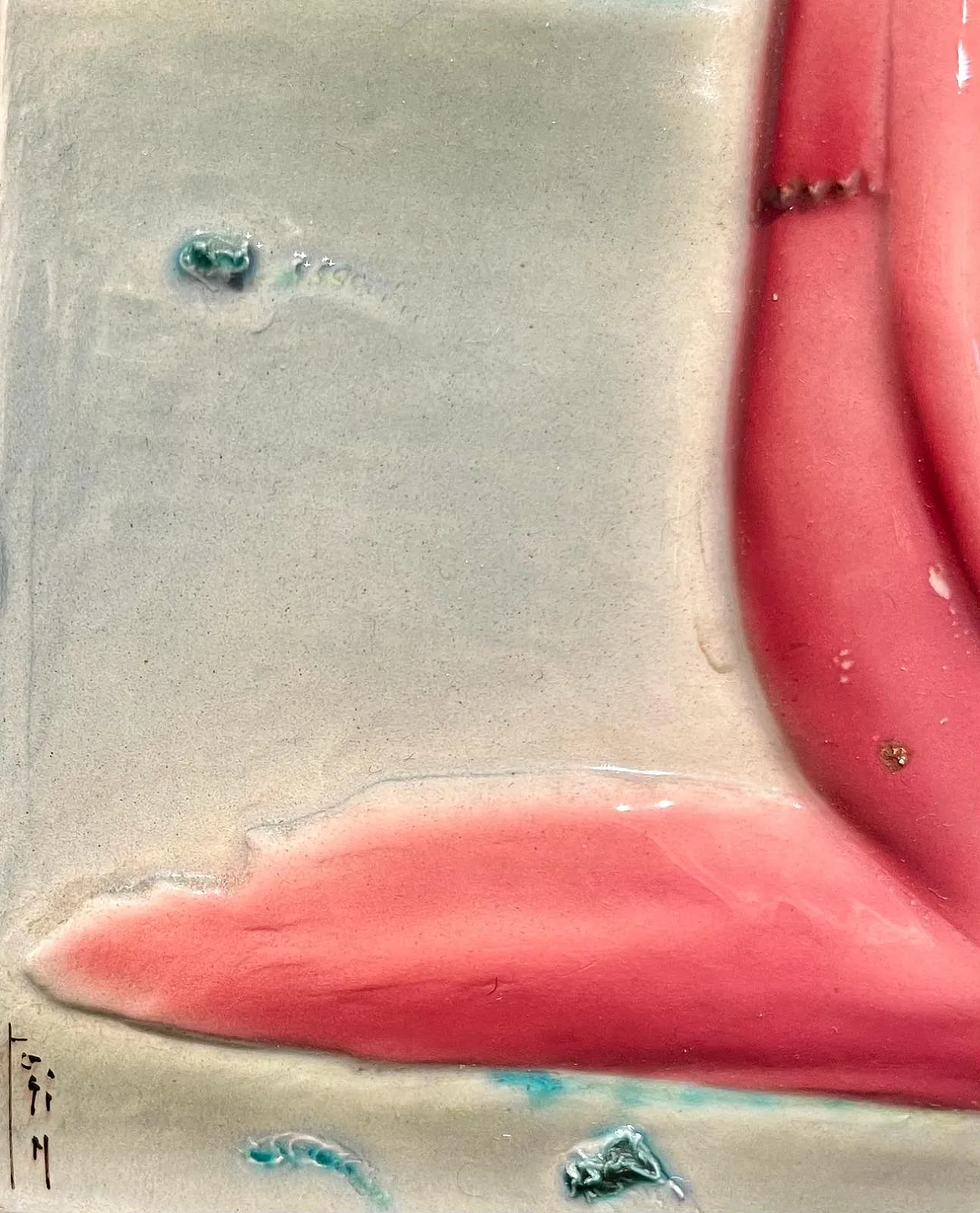 Glazed ceramic plaque depicting the Annunciation, 1930s 2