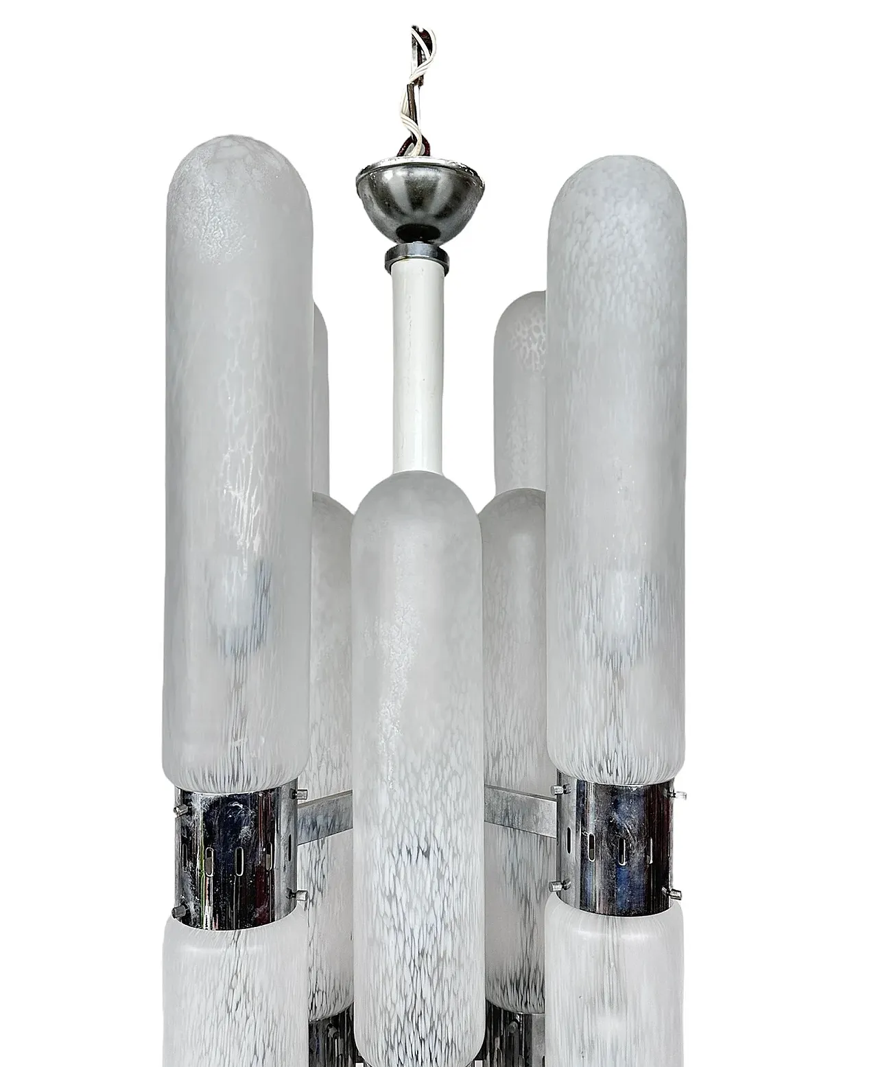 Murano glass chandelier by Aldo Nason for Mazzega, 1970s 3