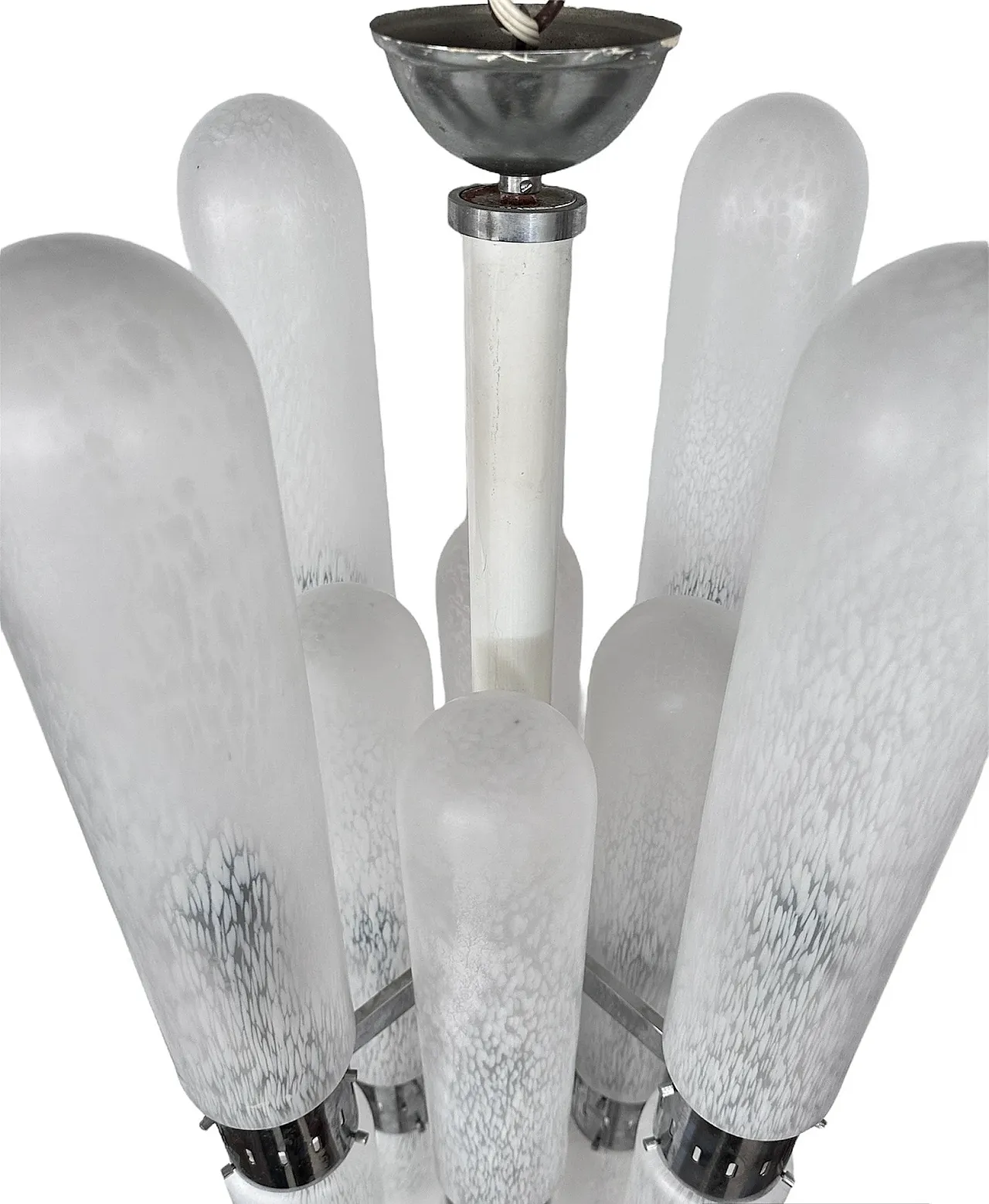 Murano glass chandelier by Aldo Nason for Mazzega, 1970s 4