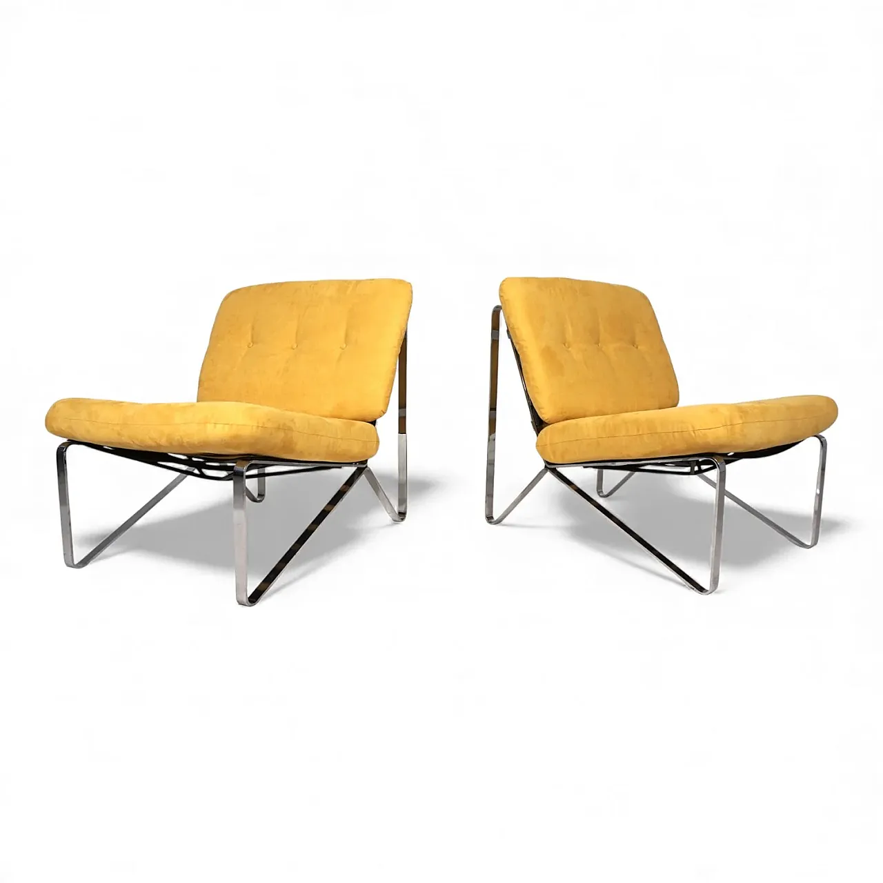 Pair of Mauser Waldeck lounge chairs by Hartmut Lohmeyer, 1960s 3