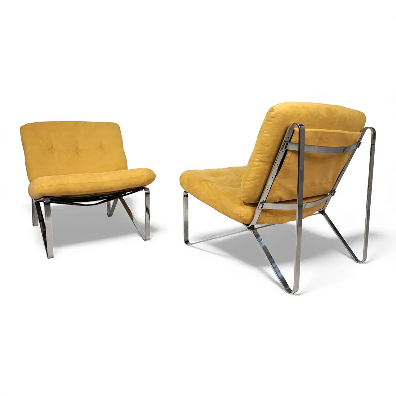 Pair of Mauser Waldeck lounge chairs by Hartmut Lohmeyer, 1960s 9