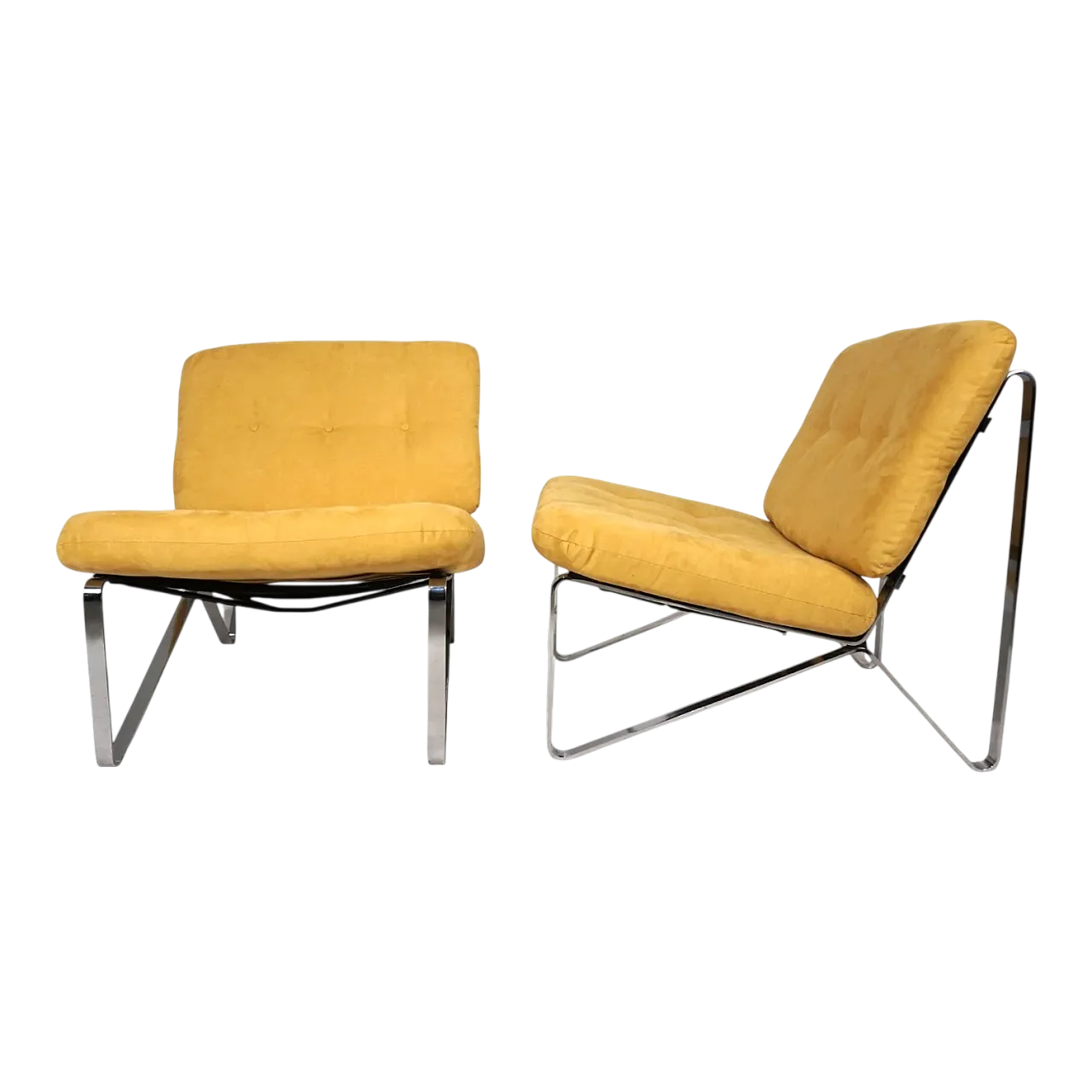 Pair of Mauser Waldeck lounge chairs by Hartmut Lohmeyer, 1960s 13