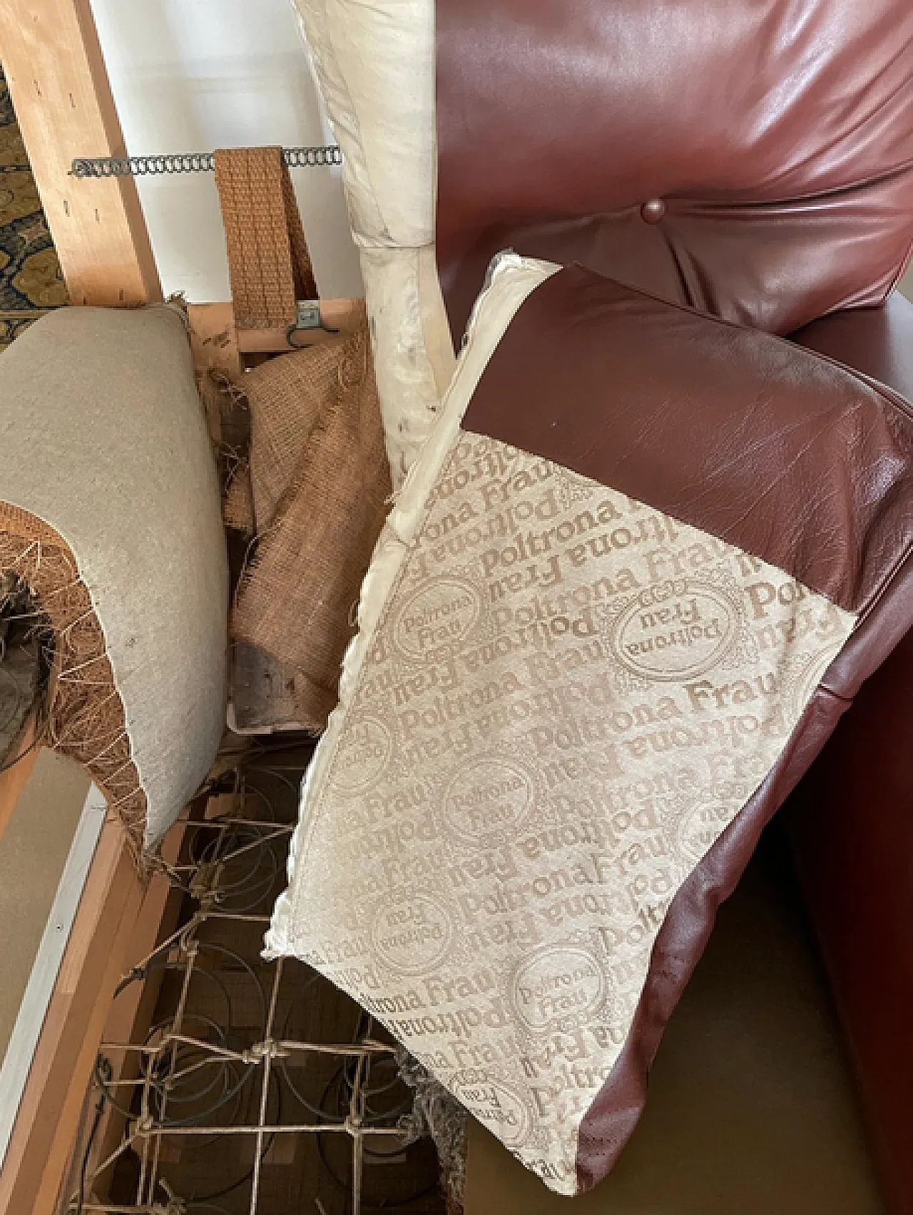 Demonstration Edoardo armchair by Poltrona Frau, 90s 7