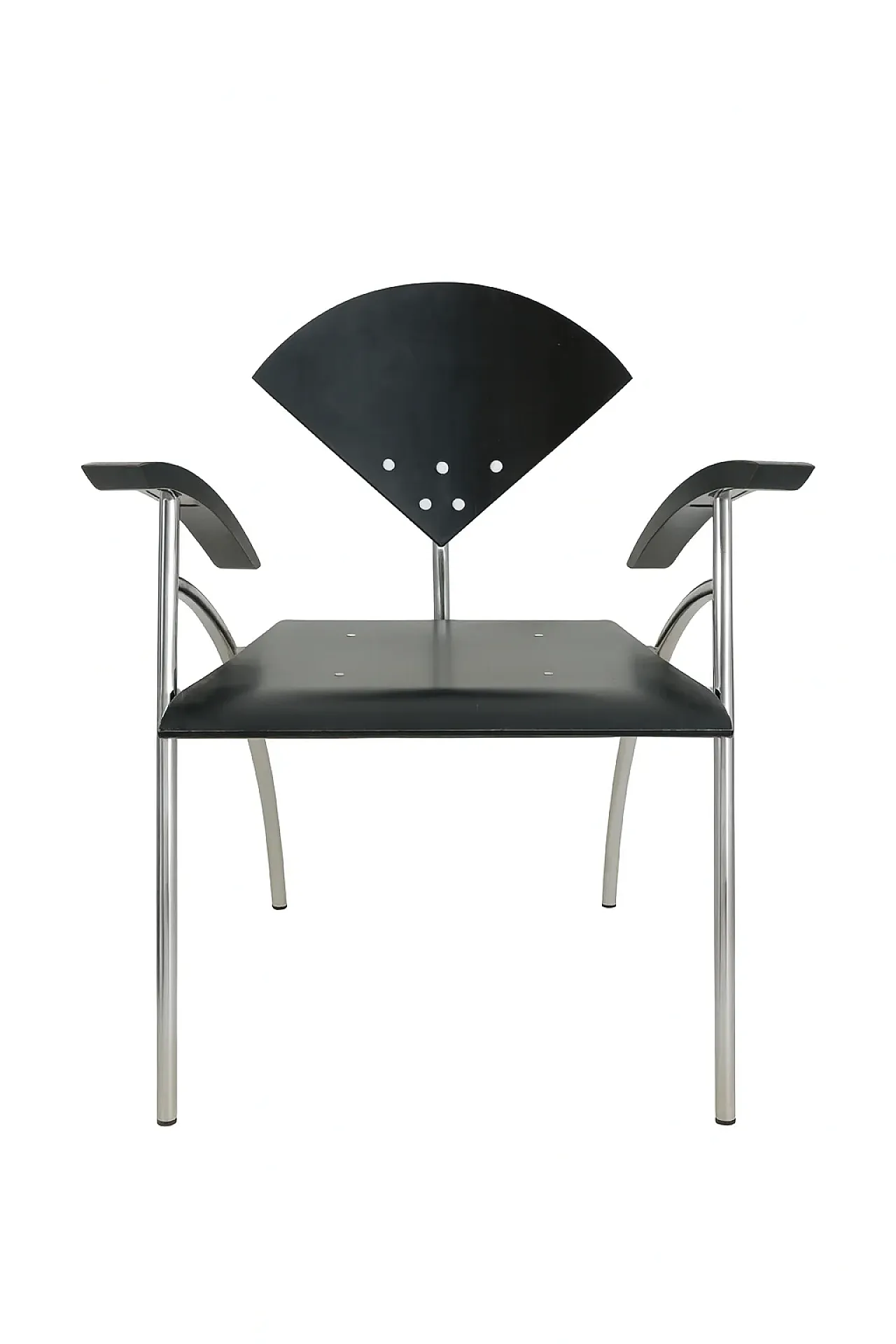 Postmodern armchair, Stol Kamnik style, 1990s 1