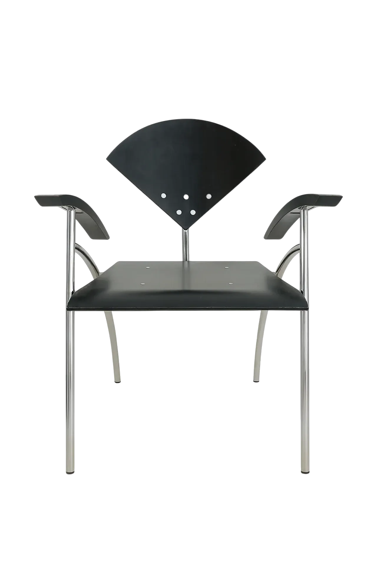 Postmodern armchair, Stol Kamnik style, 1990s 6