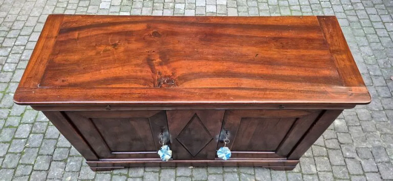 Louis Philippe capuchin servant sideboard in walnut, 19th century 8