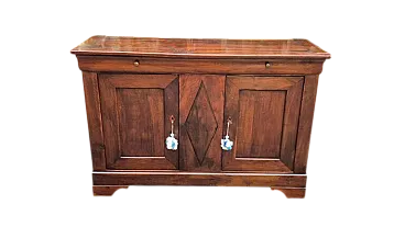 Credenza servante cappuccina Luigi Filippo in noce, '800