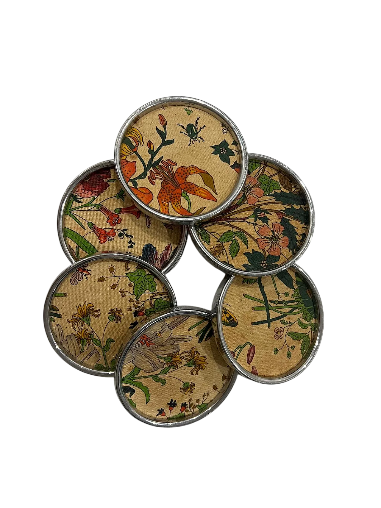 6 Sottobicchieri Gucci, anni '70 6