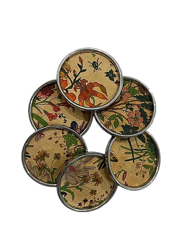 6 Sottobicchieri Gucci, anni '70