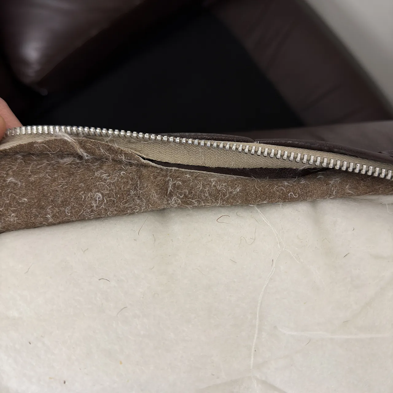 Leather sofa in the style of Piumotto Busnelli, Italy 70s 15