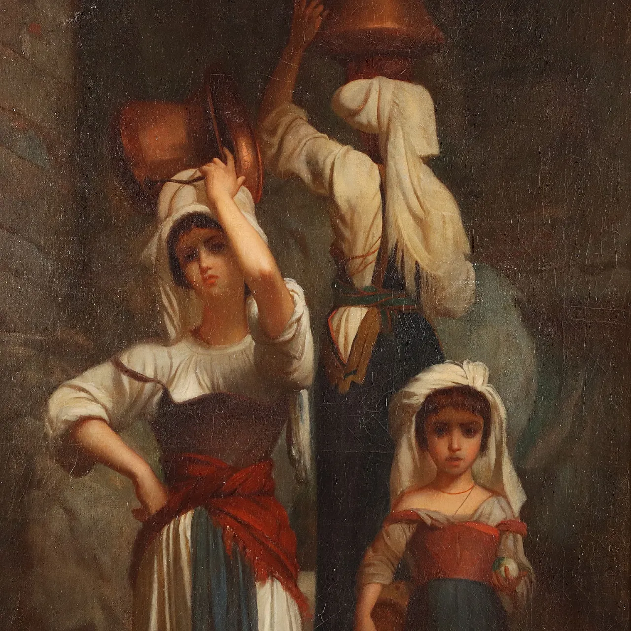 Olio su tela di Hébert, '800 3