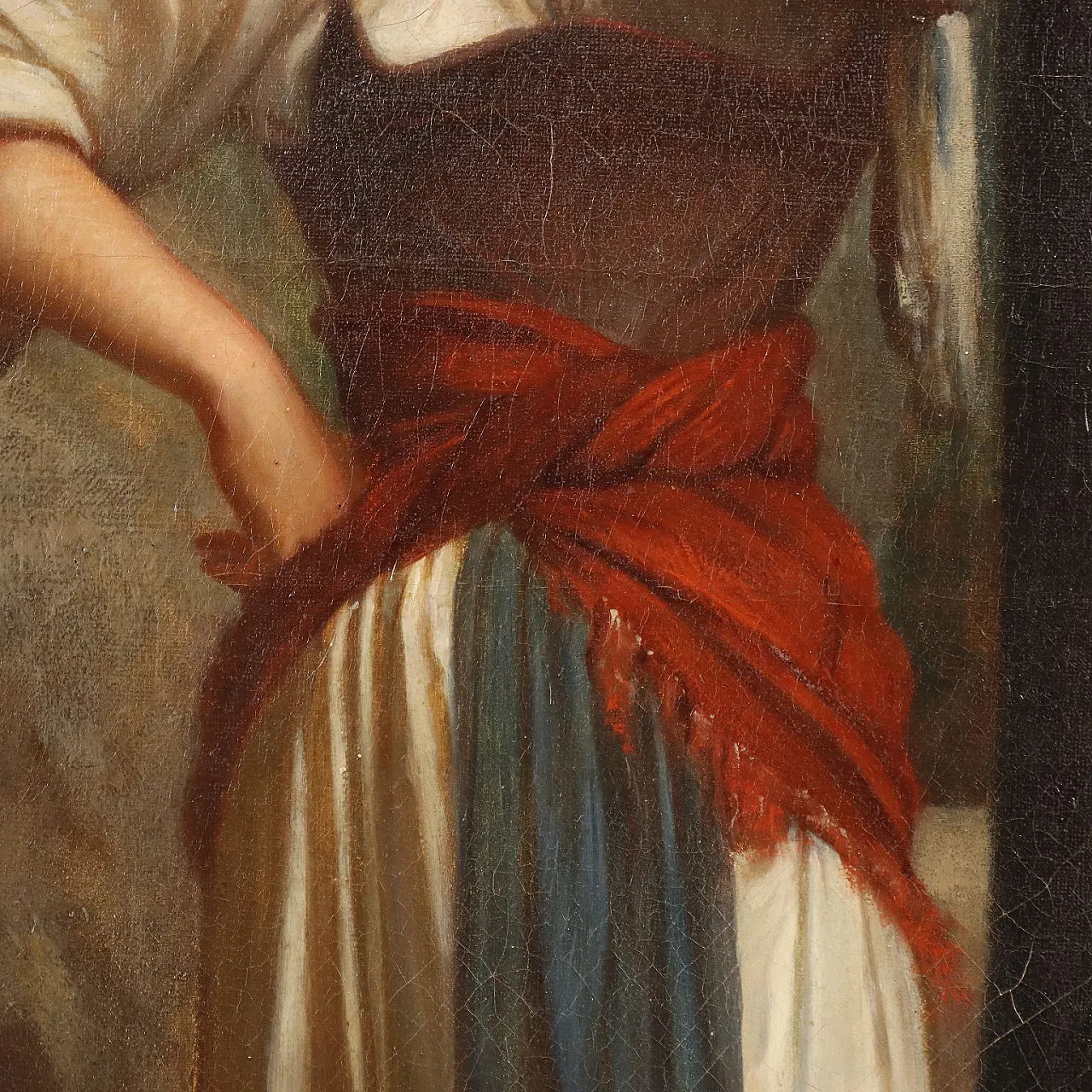 Olio su tela di Hébert, '800 7