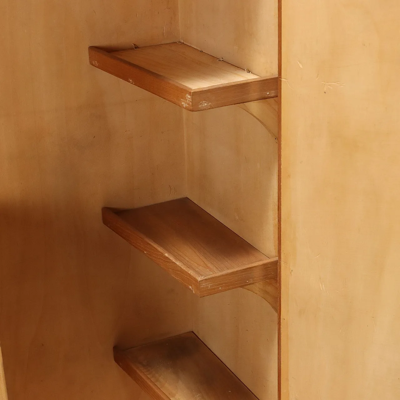 Mobile contenitore con 2 ante battenti, impiallacciato rovere, '900 5