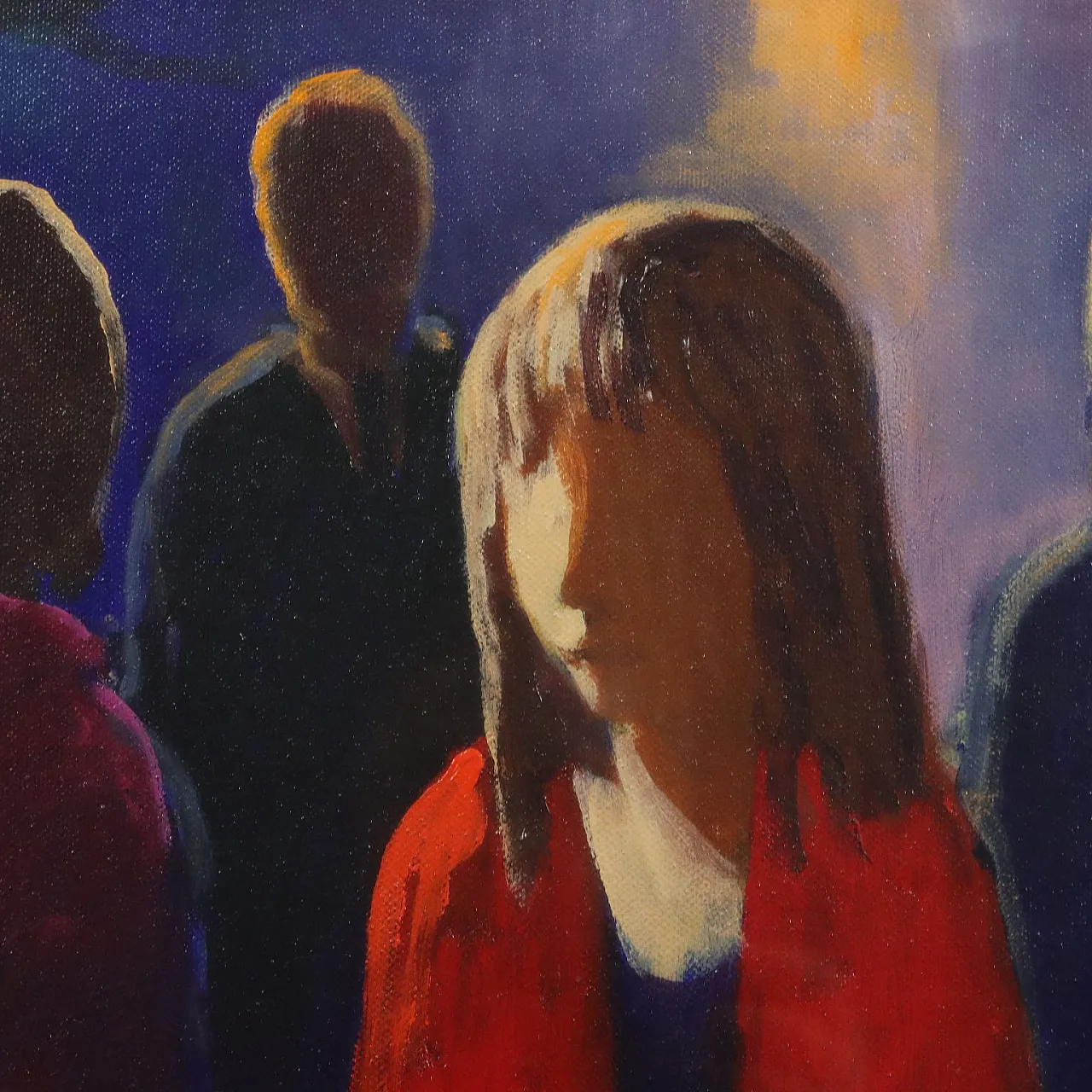 Fantuzzi, olio su tela con cornice, '900 4