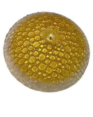 Lampada ad incasso in vetro di Murano, anni '70