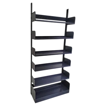 Congresso blue metal bookcases by Lips Vago, 70s