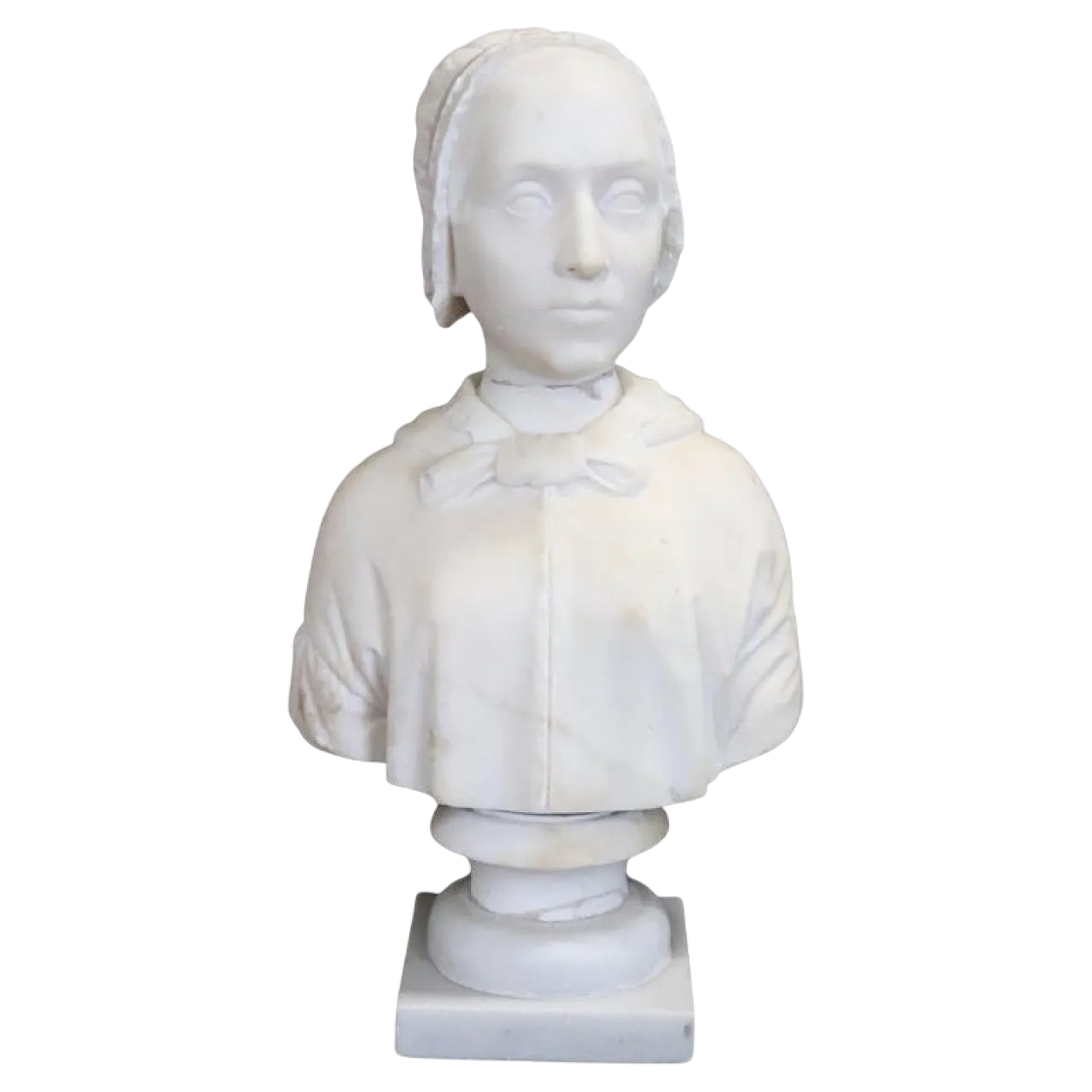 Busto di donna, scultura in marmo bianco, '800 29