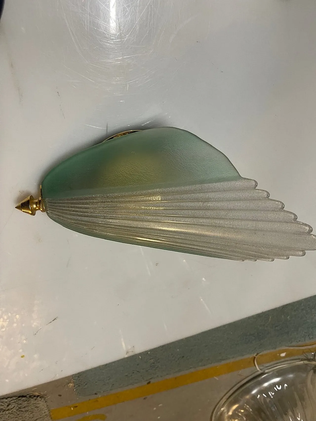 Pair of  Art Deco Murano glass sconces, 1970s 5