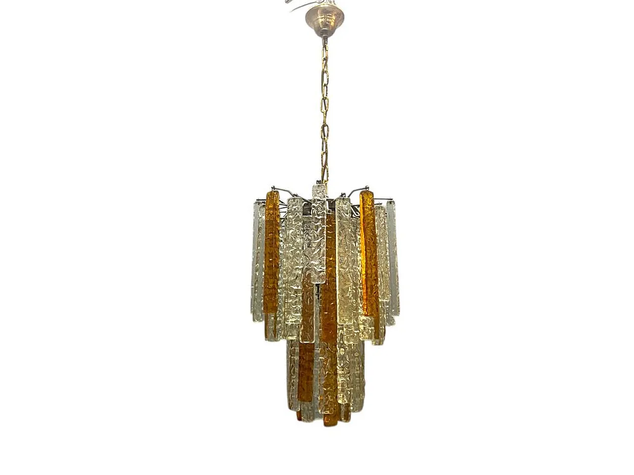 Murano glass chandelier by Toni Zuccheri for Venini, 1960s 1