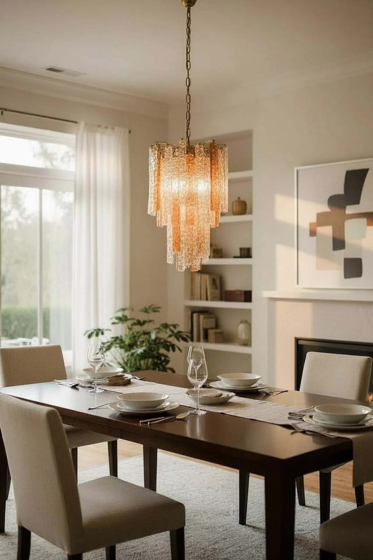 Murano glass chandelier by Toni Zuccheri for Venini, 1960s 2