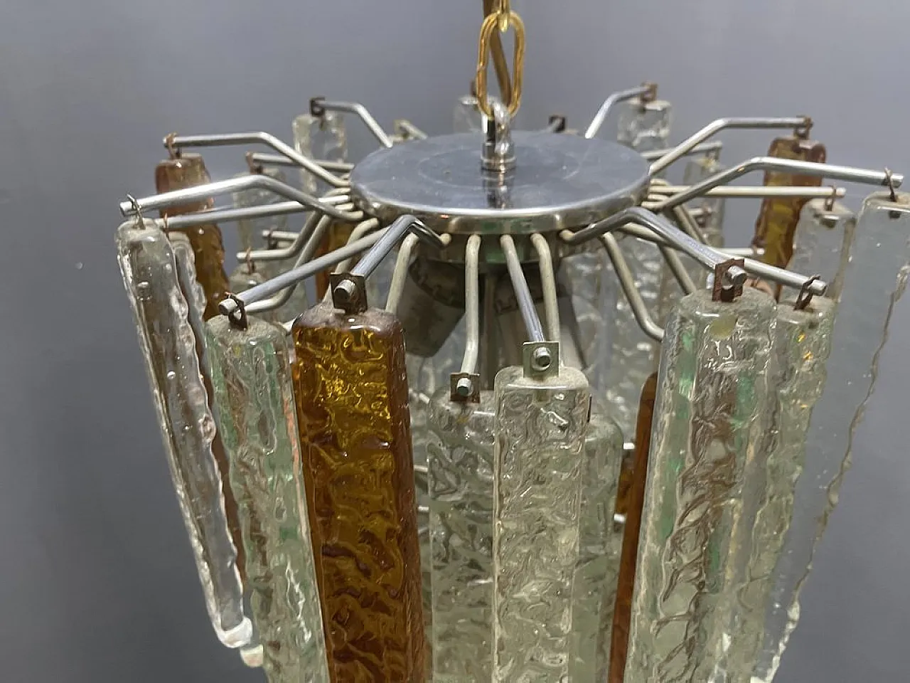 Murano glass chandelier by Toni Zuccheri for Venini, 1960s 6