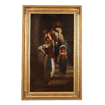 Olio su tela di Hébert, '800