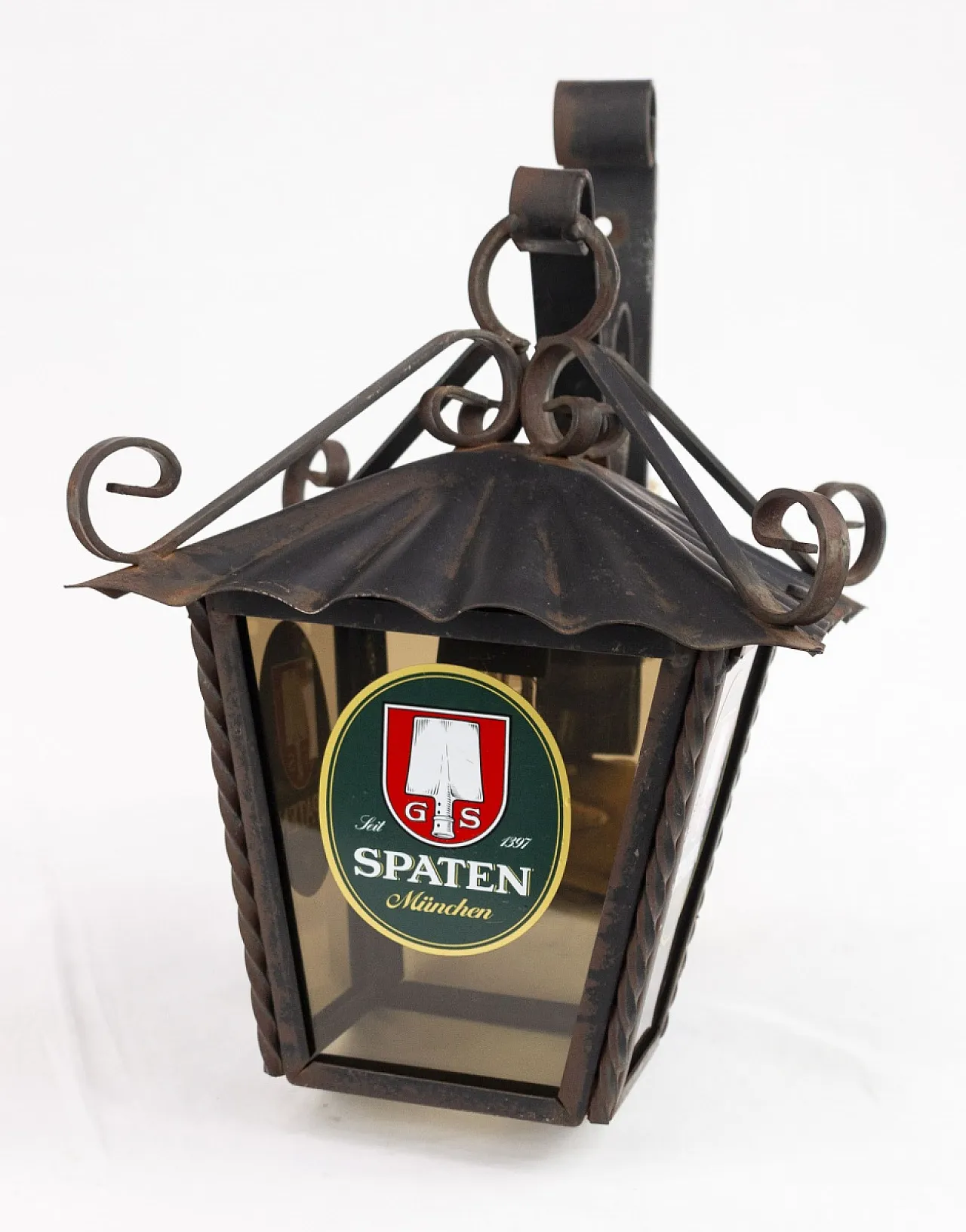 Spaten München, pair of lanterns, 20th century 3