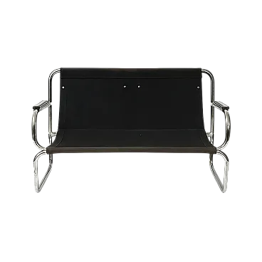 Pezzo da salotto tubolare a due posti, anni '70