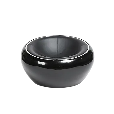 Sedia lounge in fibra di vetro, anni '70