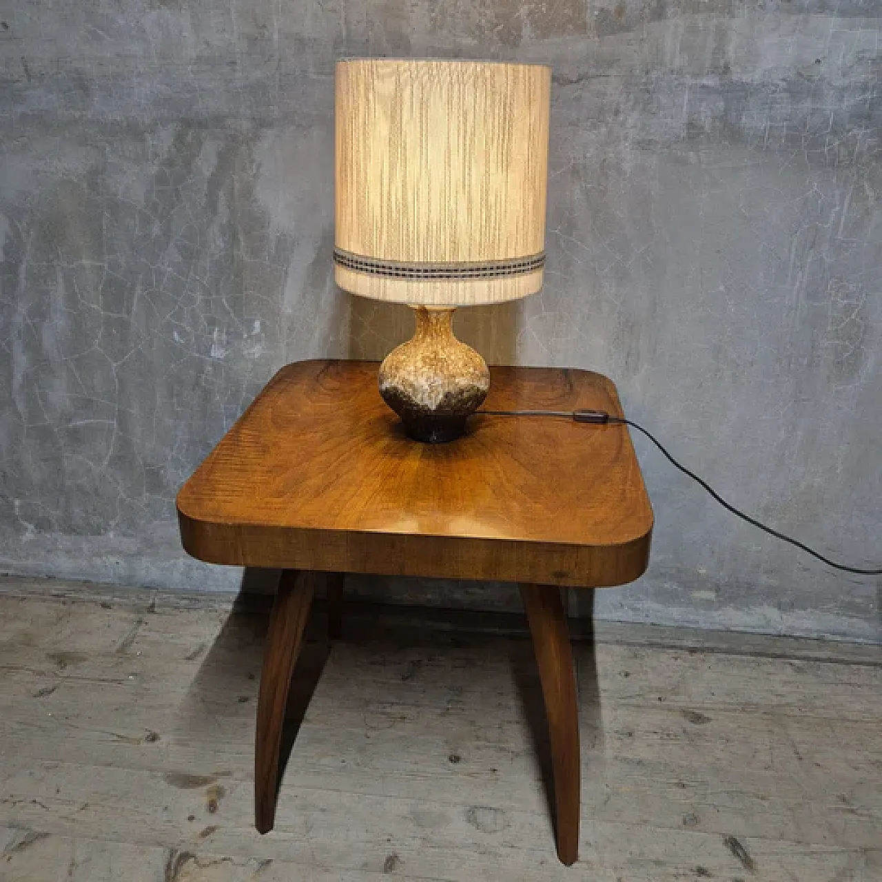 Mid-Century ceramic table lamp, 1960s 3