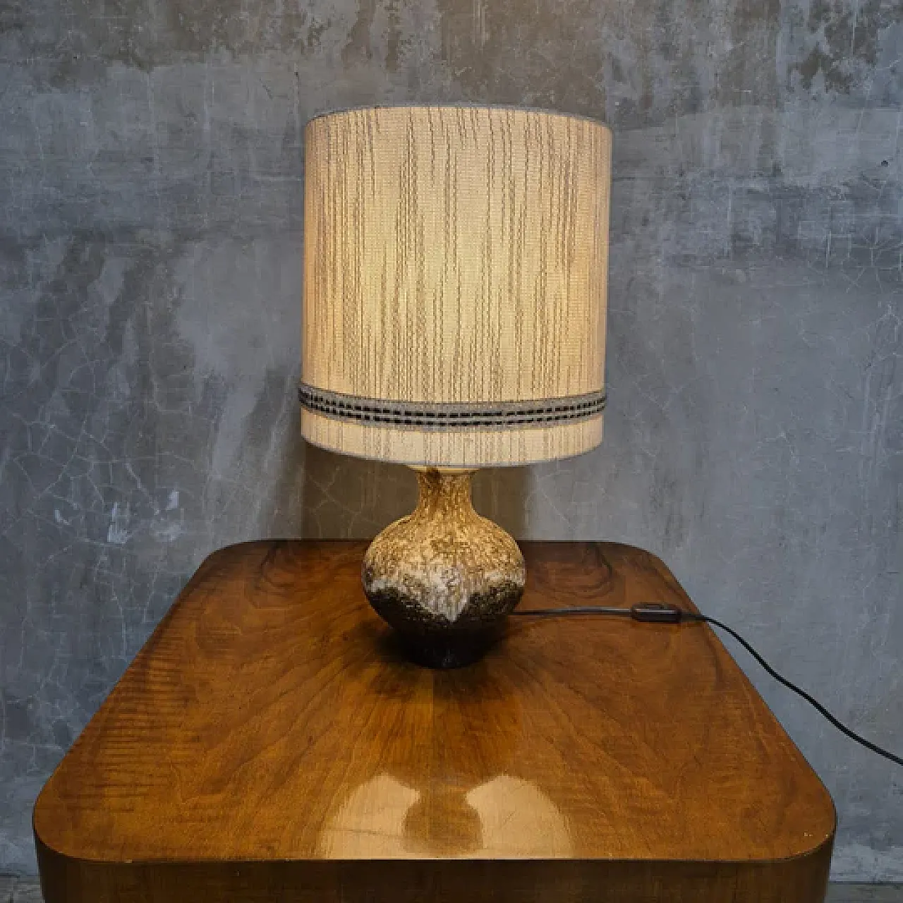 Mid-Century ceramic table lamp, 1960s 8