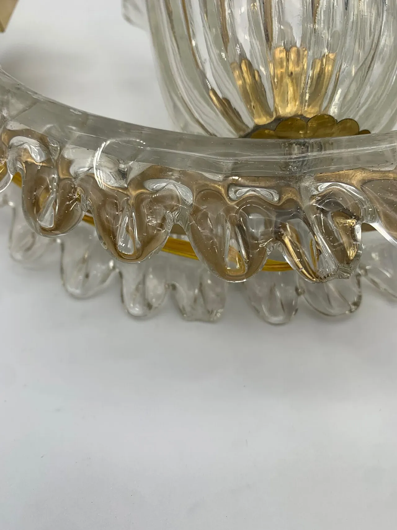 3 Murano glass wall sconces, 1960s 5