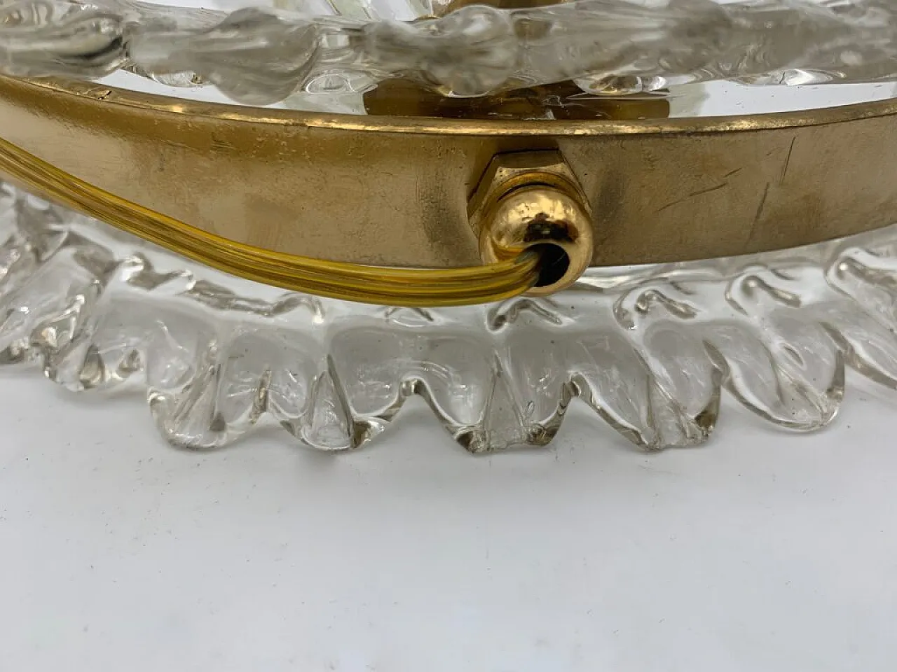 3 Murano glass wall sconces, 1960s 6