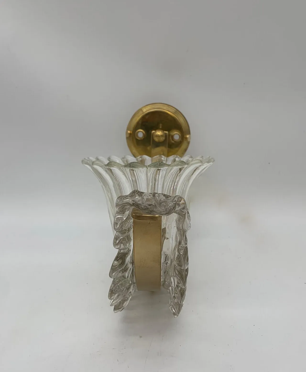 3 Murano glass wall sconces, 1960s 7