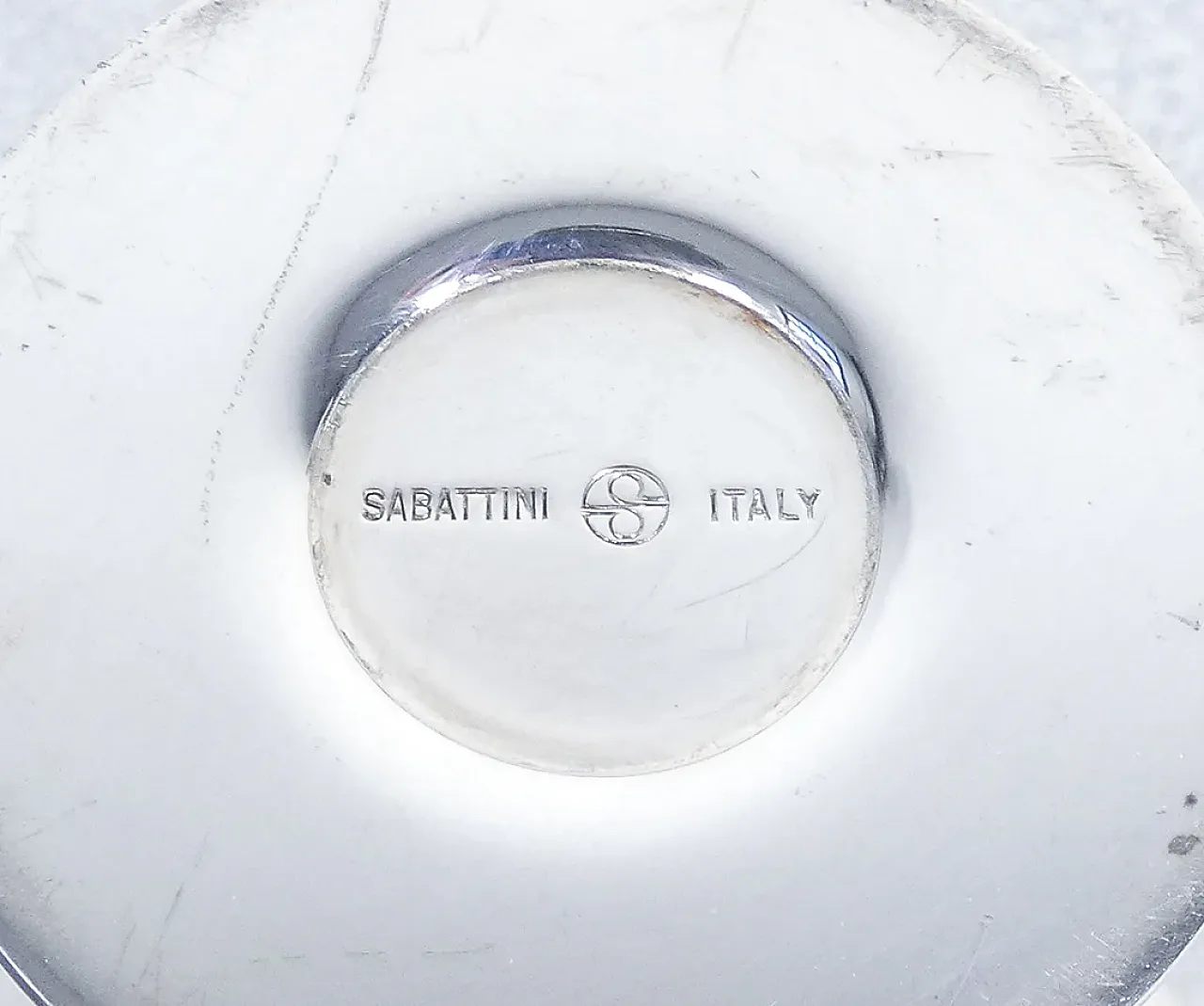 Coppia di candelieri di L.Sabattini per Argenteria Sabattini, anni '70 5