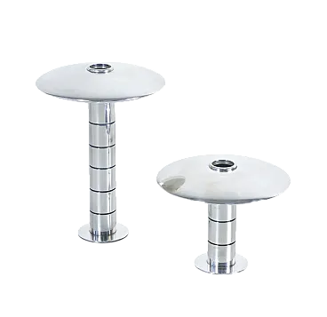 Coppia di candelieri di L.Sabattini per Argenteria Sabattini, anni '70