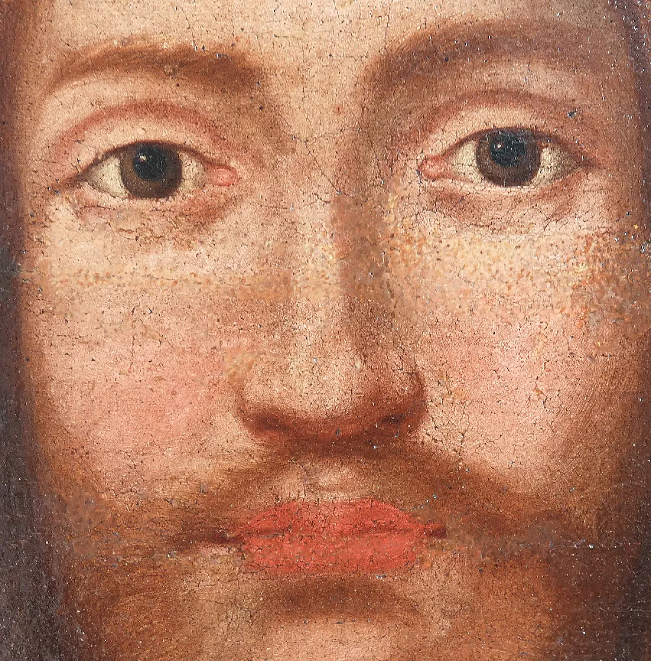 Face of Jesus Christ, oil on canvas, 19th century 3