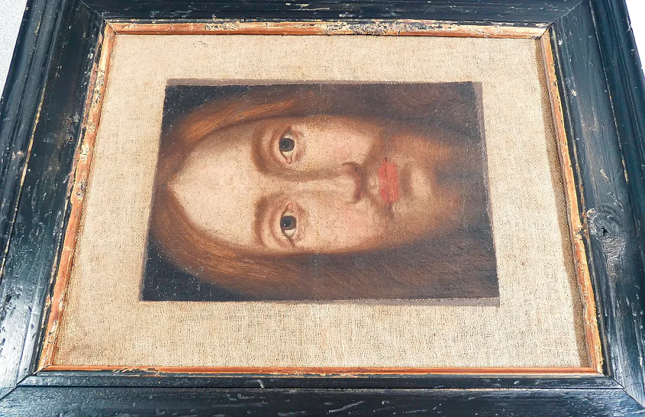 Face of Jesus Christ, oil on canvas, 19th century 4