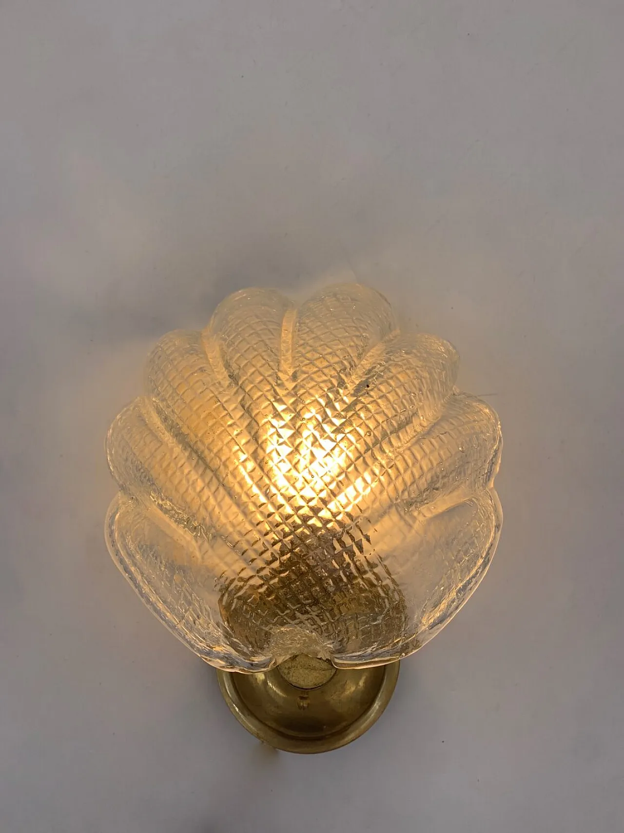 Applique in vetro di Murano attribuita a Seguso, anni '60 1