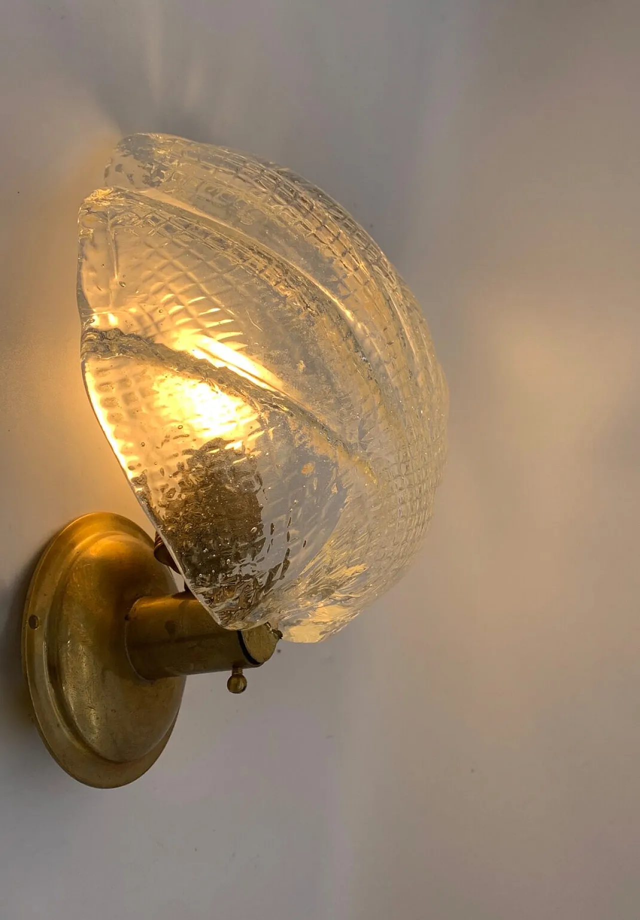 Applique in vetro di Murano attribuita a Seguso, anni '60 2