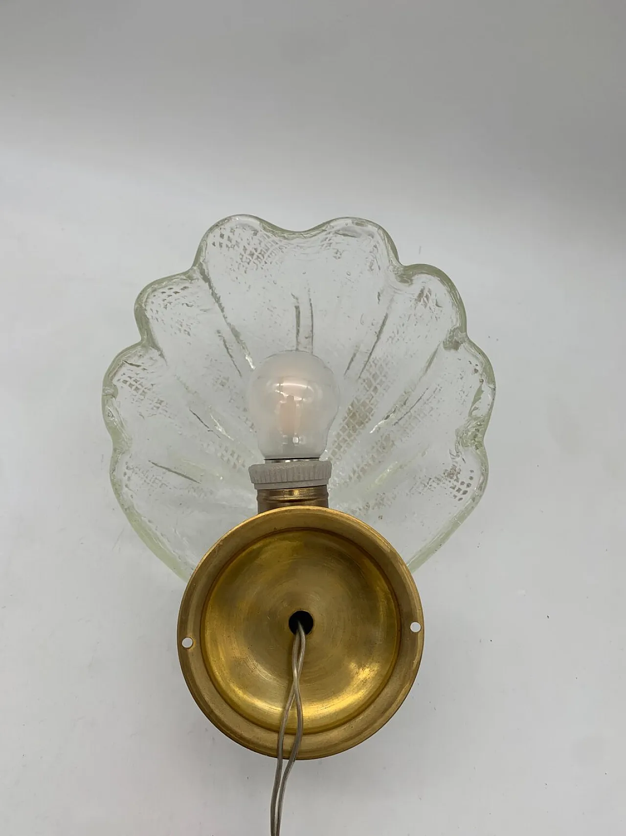 Applique in vetro di Murano attribuita a Seguso, anni '60 3