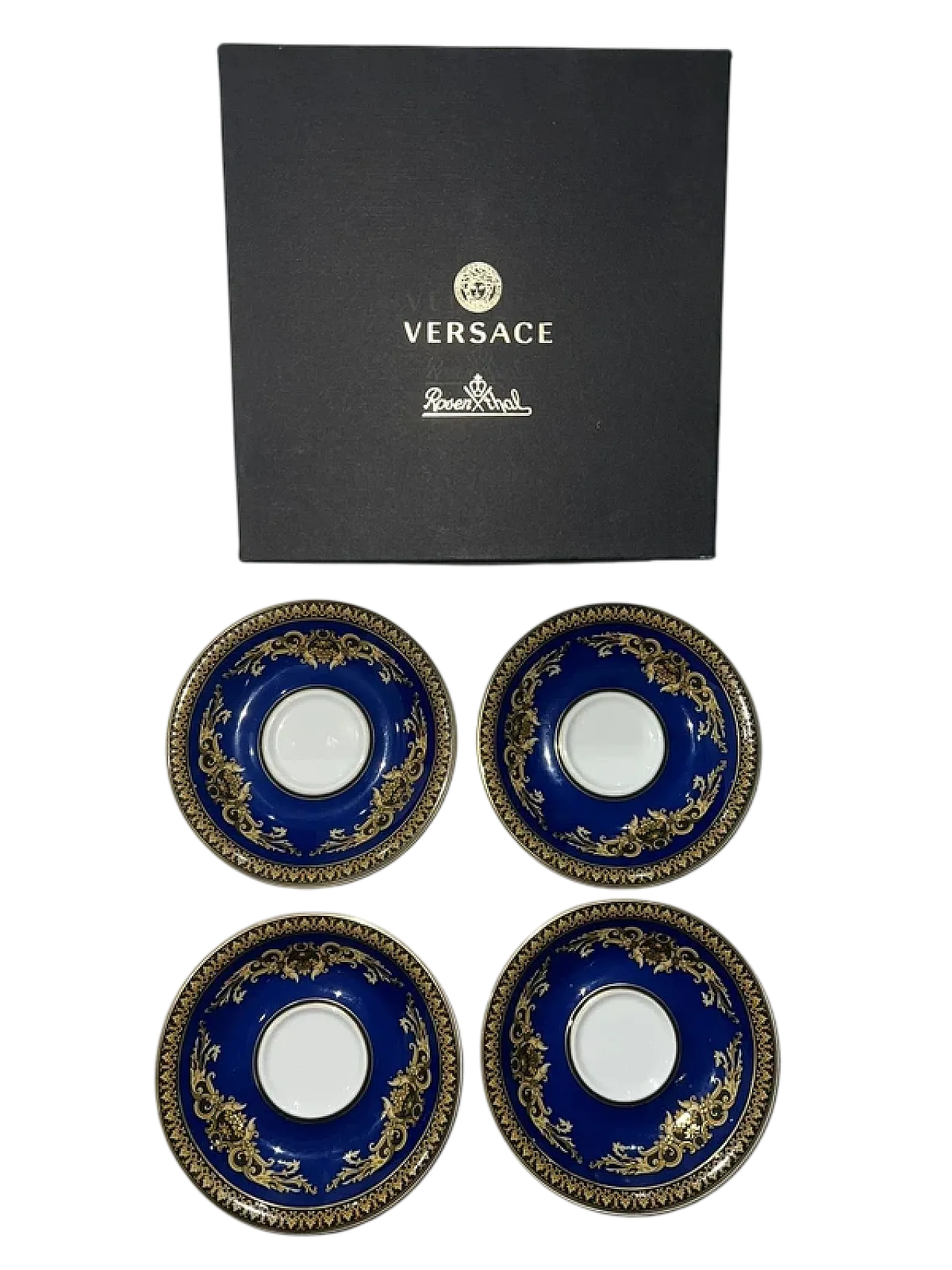 Coppia di tazzine con piattino di Versace, '900 5