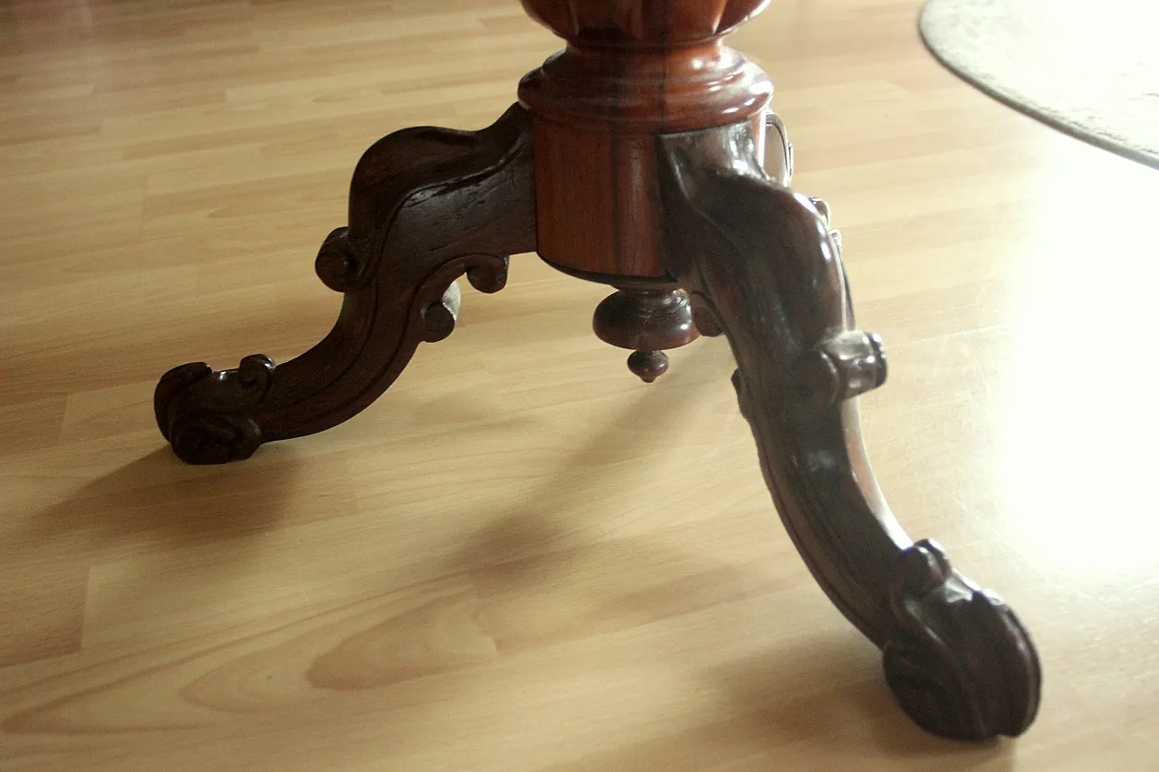 1920s Antique rotatable piano stool 5