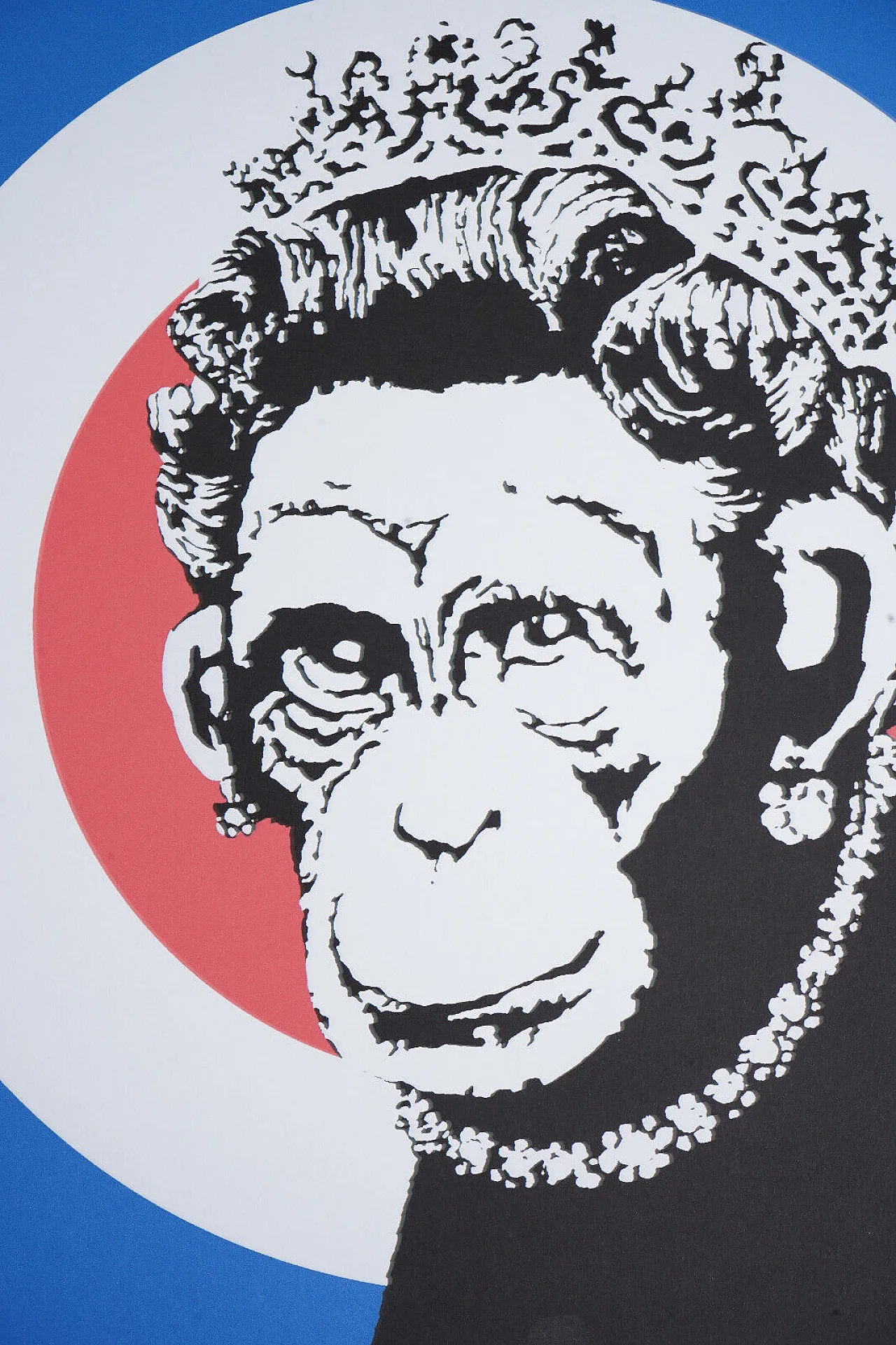 Banksy's Monkey Queen, lithograph, 20th century 2