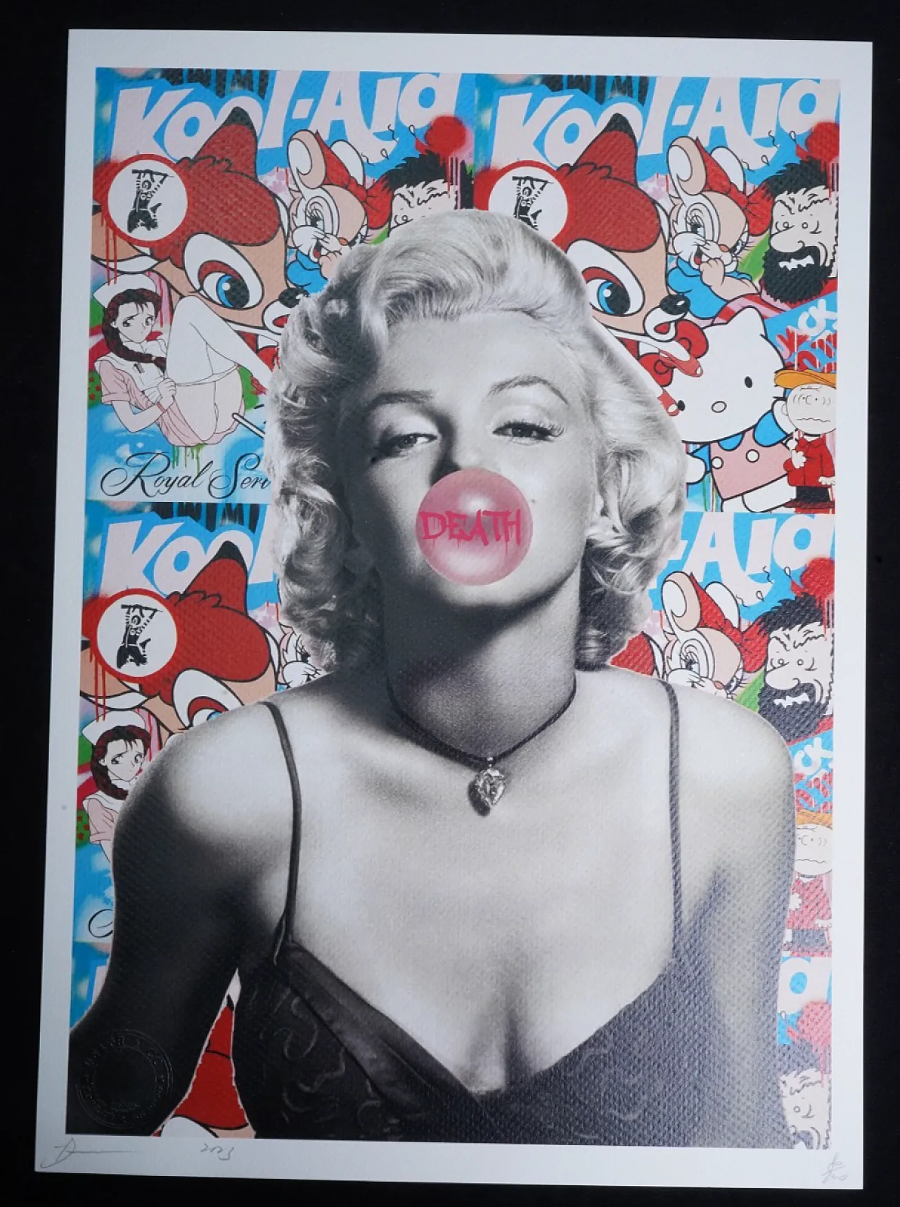 Death NYC, lithograph, 2000s 1