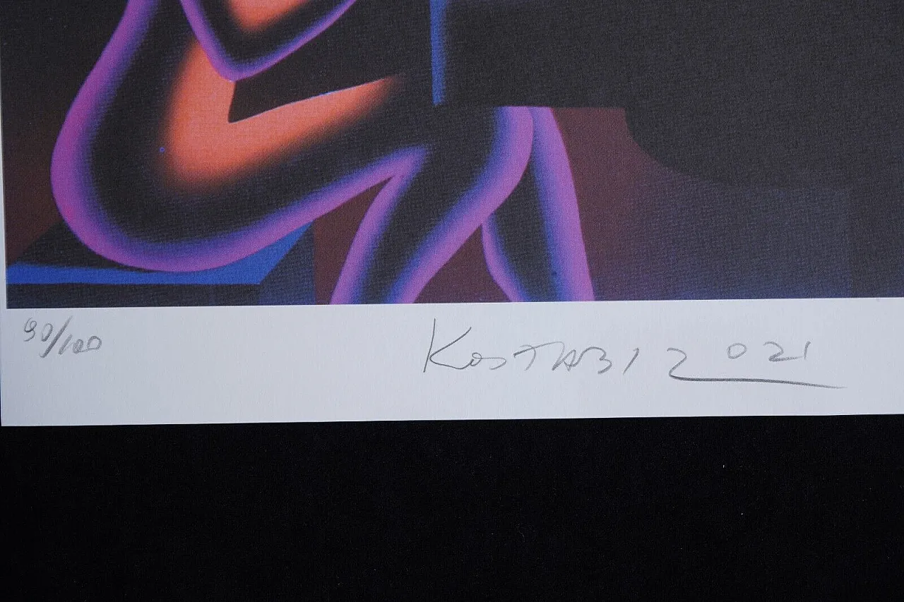 Kostabi lithograph, 20th century 3