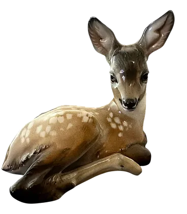 Figura di cerbiatto in porcellana Rosenthal, anni '30