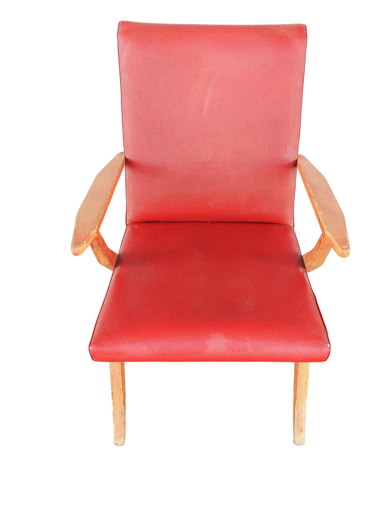 Poltrona in pelle, anni '70 5