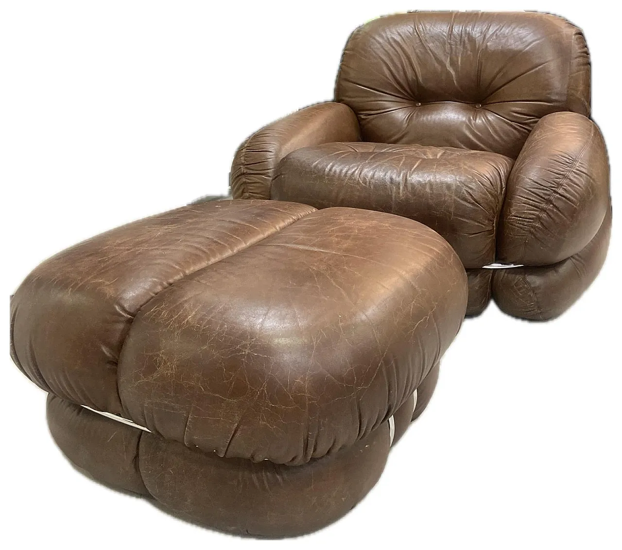 Poltrona Okay by Adriano Piazzesi, anni '70 1