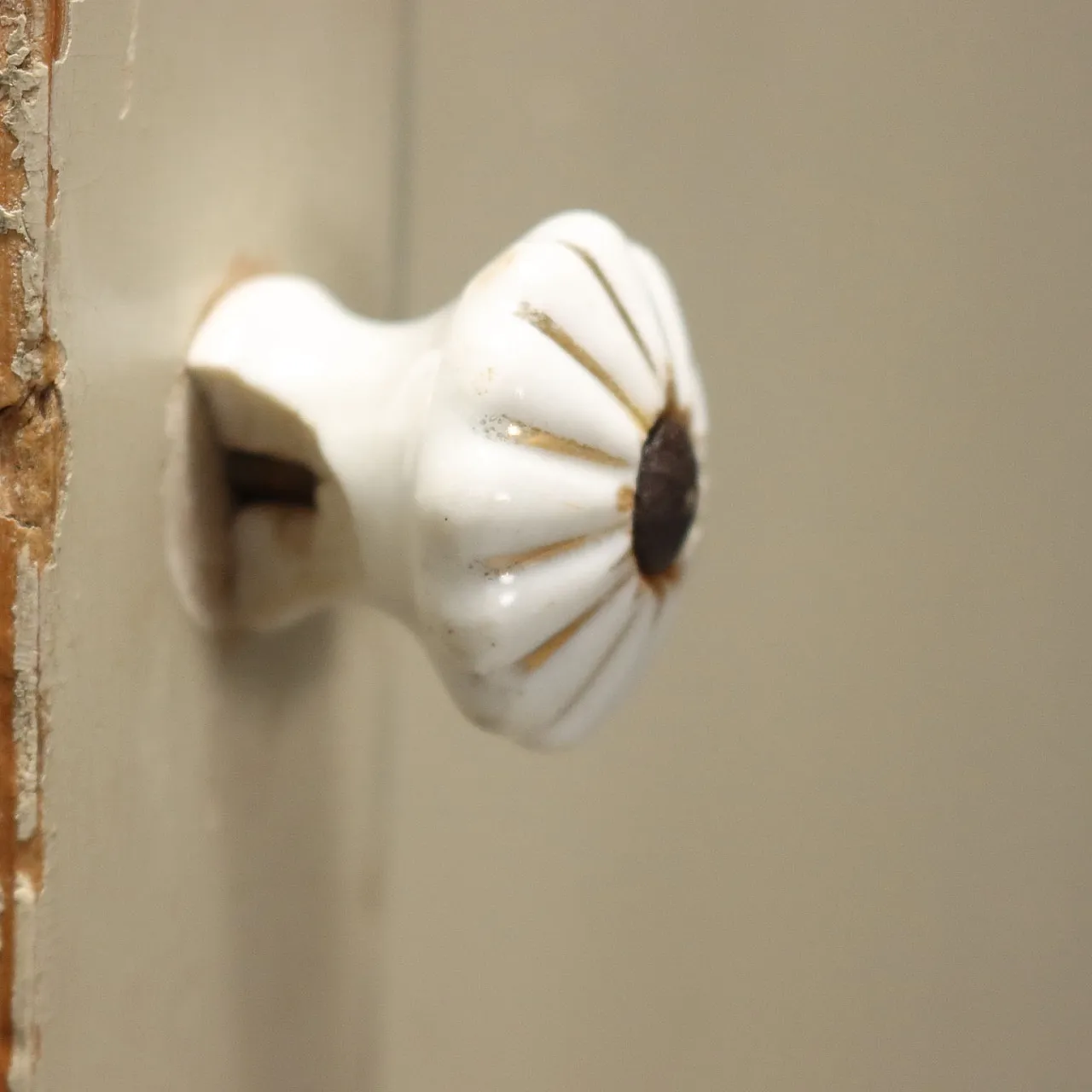 Mobile dispensa in abete laccato, primo '900 5